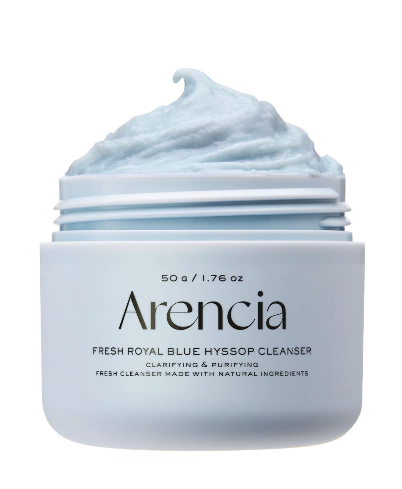 Arencia Fresh Blue Hyssop Rice Mochi Cleanser 120 g